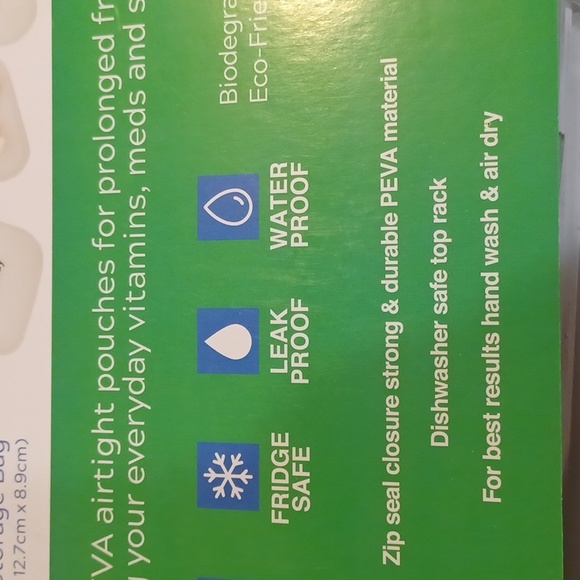 REUSAPAK Reusable 7 daily purpose pouches with storage bag. Set of 8 - Picture 9 of 10